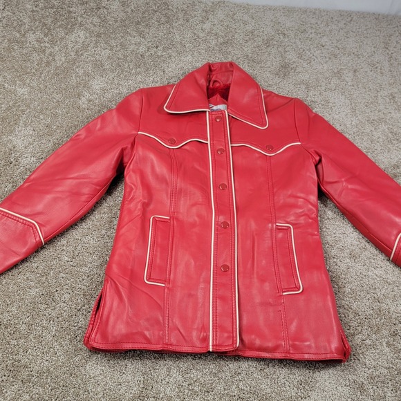 Vintage Rondo by Mr. Murray Red Western Style Jacket Size 10 - Picture 1 of 6